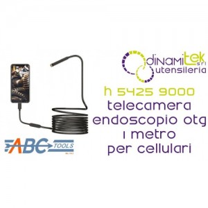 ABC TOOLS H 5425 9000 TELECAMERA ENDOSCOPIO OTG 1M PER CELLULARI Dinamitek 1