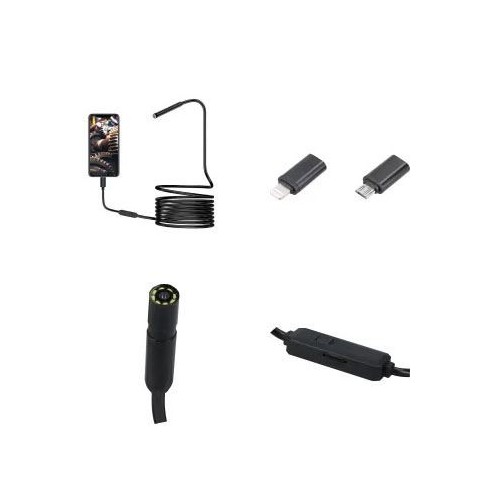 ABC TOOLS H 5425 9005 TELECAMERA ENDOSCOPIO OTG 5M PER CELLULARI Dinamitek 3