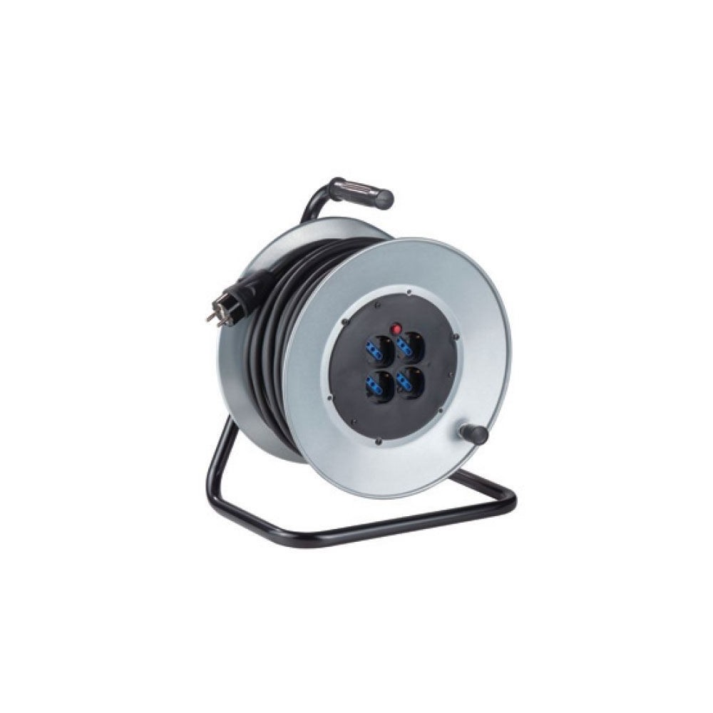 ZECA 3510 AVVOLGICAVO MANUALE 25M 3G2.5 4 PRESE SCHUKO Dinamitek 2