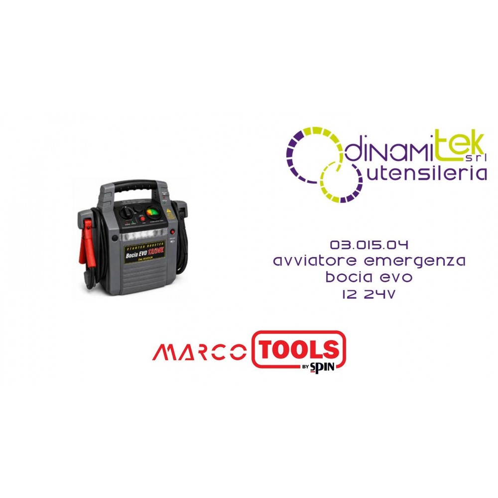 SPIN MARCO TOOLS 03.015.04 AVVIATORE EMERGENZA BOCIA EVO 12 24V Dinamitek 1
