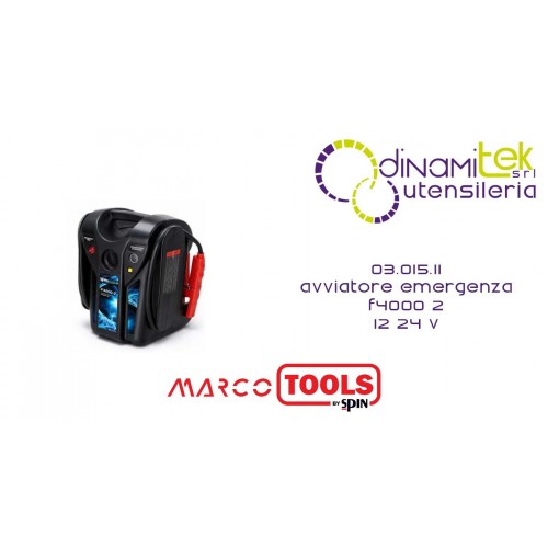 SPIN MARCO TOOLS 03.015.11 AVVIATORE EMERGENZA F4000 2 12 24V Dinamitek 1