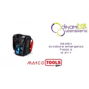 SPIN MARCO TOOLS 03.015.11 AVVIATORE EMERGENZA F4000 2 12 24V Dinamitek 1