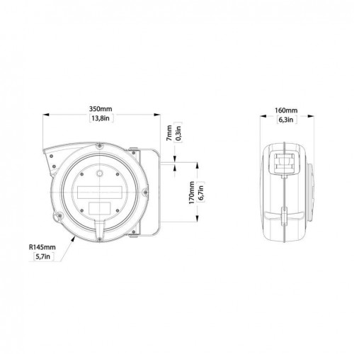 ZECA 4315/GS PROLUNGA 15M CON PRESA E SPINA SCHUKO SERIE 4000 Dinamitek 3