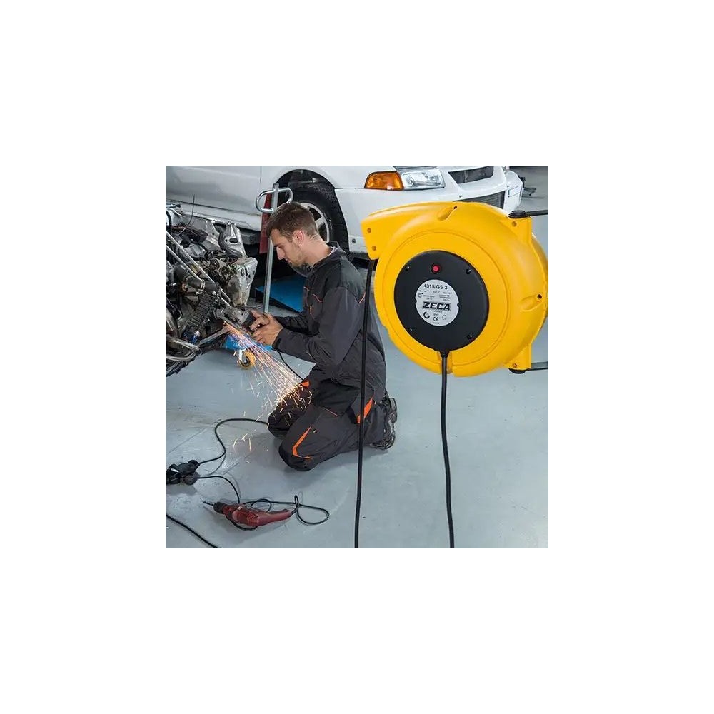 ZECA 4315/GS PROLUNGA 15M CON PRESA E SPINA SCHUKO SERIE 4000 Dinamitek 4