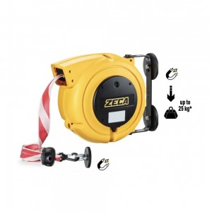ZECA 4801 RW MAG DELIMITATORE AUTOMATICO CON MAGNETE M 20 - NASTRO POLIPROPILENE BIANCO-ROSSO Dinamitek 2