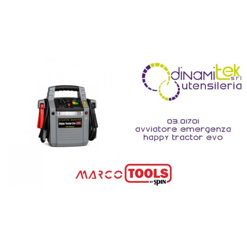 SPIN MARCO TOOLS 03.017.01 AVVIATORE EMERGENZA HAPPY TRACTOR EVO Dinamitek 1