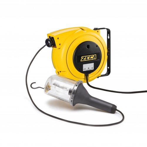 ZECA 4907/370 AVVOLGICAVO CON LAMPADA PORTATILE 370 Dinamitek 2
