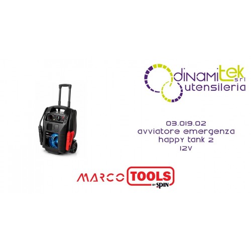 SPIN MARCO TOOLS 03.019.02 AVVIATORE EMERGENZA HAPPY TANK 2 12V Dinamitek 1