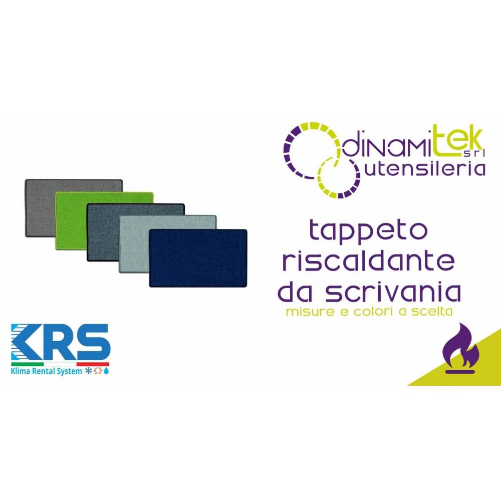 KRS TAPPETO RISCALDANTE DA SCRIVANIA MISURE E COLORI A SCELTA Dinamitek 1