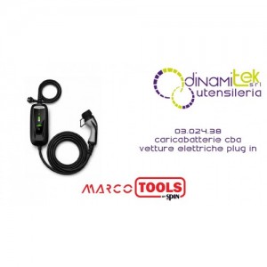 SPIN MARCO TOOLS 03.024.38 CARICABATTERIE CBA PER VETTURE ELETTRICHE PLUG IN Dinamitek 1