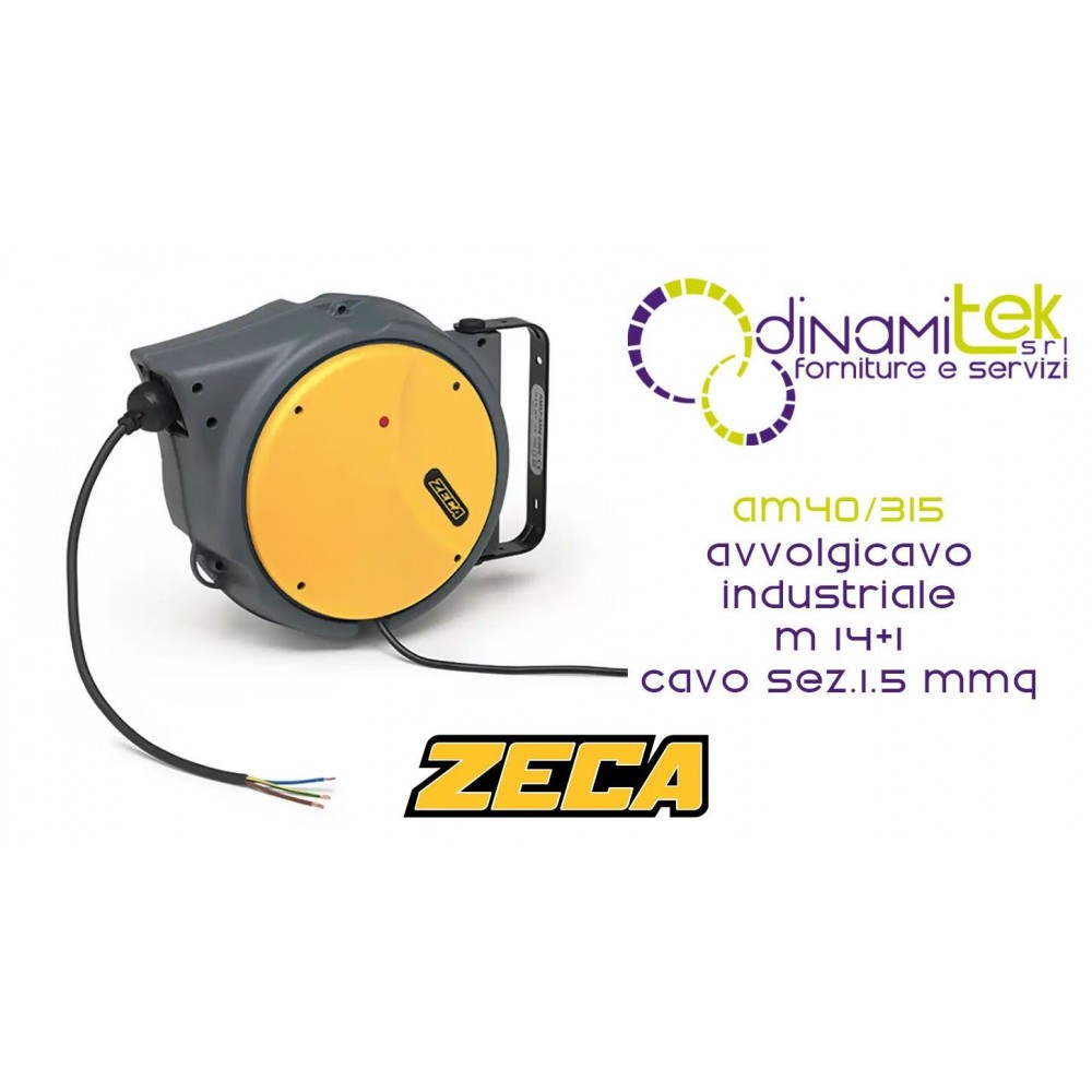 ZECA AM40/315 AVVOLGICAVO INDUSTRIALE M 14+1 - CAVO SEZ.1.5 MMQ Dinamitek 1