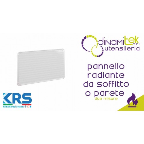 KRS PANNELLO RADIANTE INDUSTRIALE DA SOFFITTO O PARETE 2 MISURE Dinamitek 1