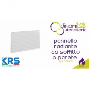 KRS PANNELLO RADIANTE INDUSTRIALE DA SOFFITTO O PARETE 2 MISURE Dinamitek 1