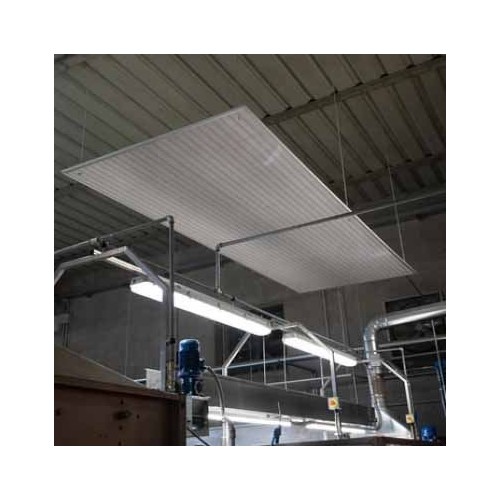 KRS PANNELLO RADIANTE INDUSTRIALE DA SOFFITTO O PARETE 2 MISURE Dinamitek 3