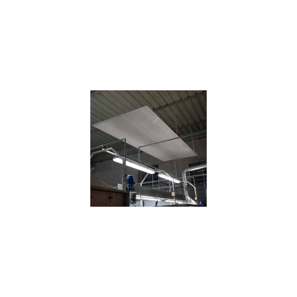 KRS PANNELLO RADIANTE INDUSTRIALE DA SOFFITTO O PARETE 2 MISURE Dinamitek 3