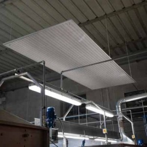 KRS PANNELLO RADIANTE INDUSTRIALE DA SOFFITTO O PARETE 2 MISURE Dinamitek 3