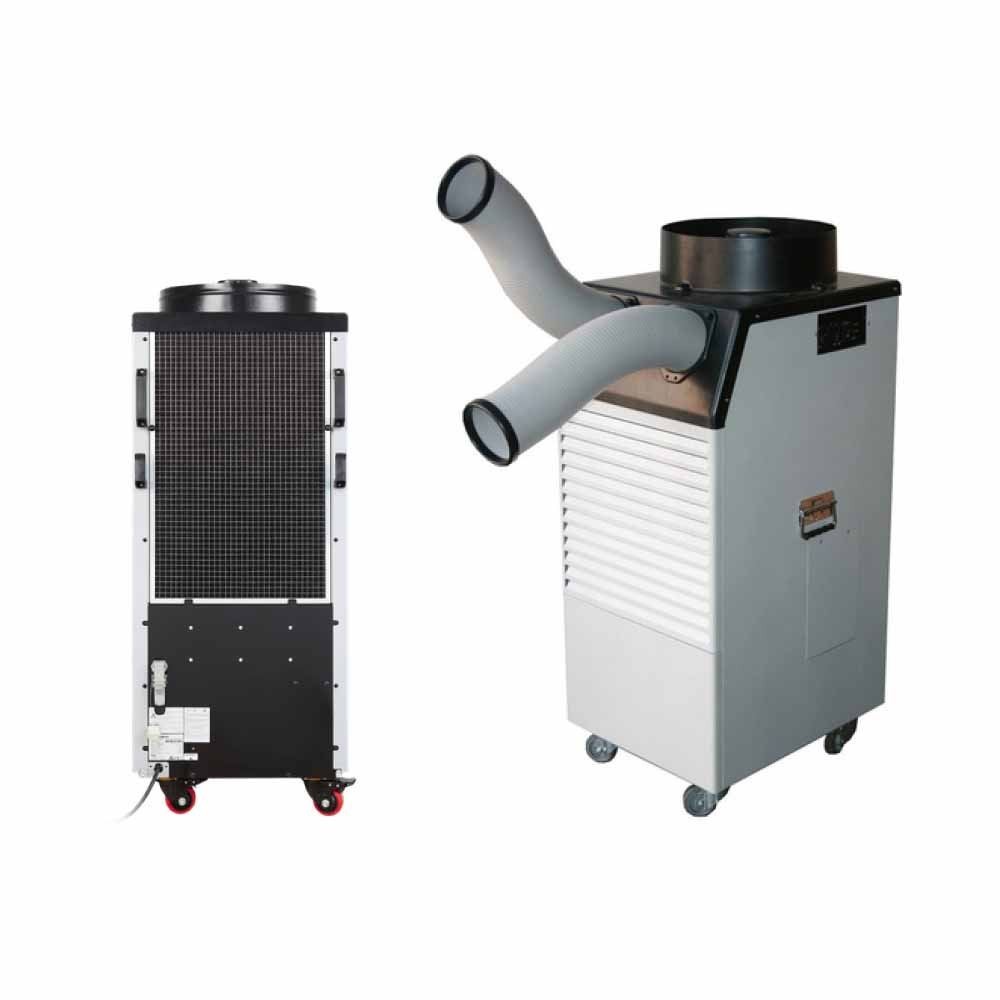 KRS FRAL FSC25HP CLIMATIZZATORE PORTATILE MONOBLOCCO IN POMPA DI CALORE 7 KW FREDDO -6.5 KW CALDO Dinamitek 2