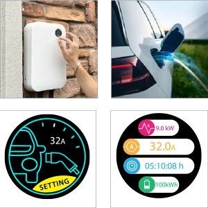 SPIN MARCO TOOLS 03.024.41 CBA WALLBOX AUTO IBRIDE DA PARETE 22KW 400V TRIF 32A Dinamitek 3