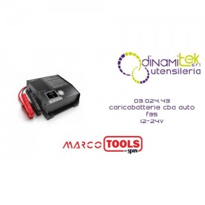 SPIN MARCO TOOLS 03.024.43 CARICABATTERIE CBA AUTO F35 12-24V Dinamitek 1