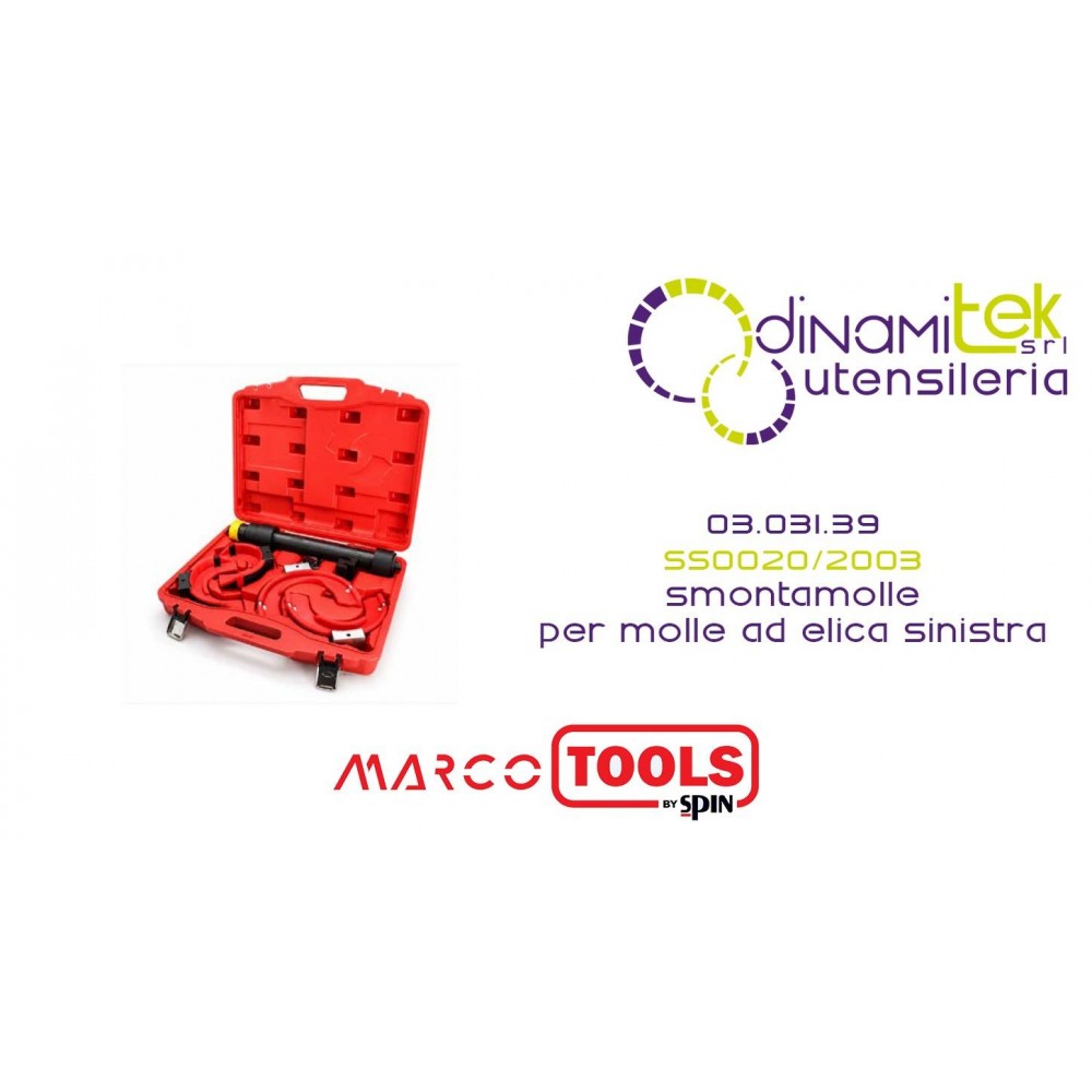 SPIN MARCO TOOLS 03.031.39 SS0020/2003 SMONTAMOLLE PER MOLLE AD ELICA SINISTRA Dinamitek 1