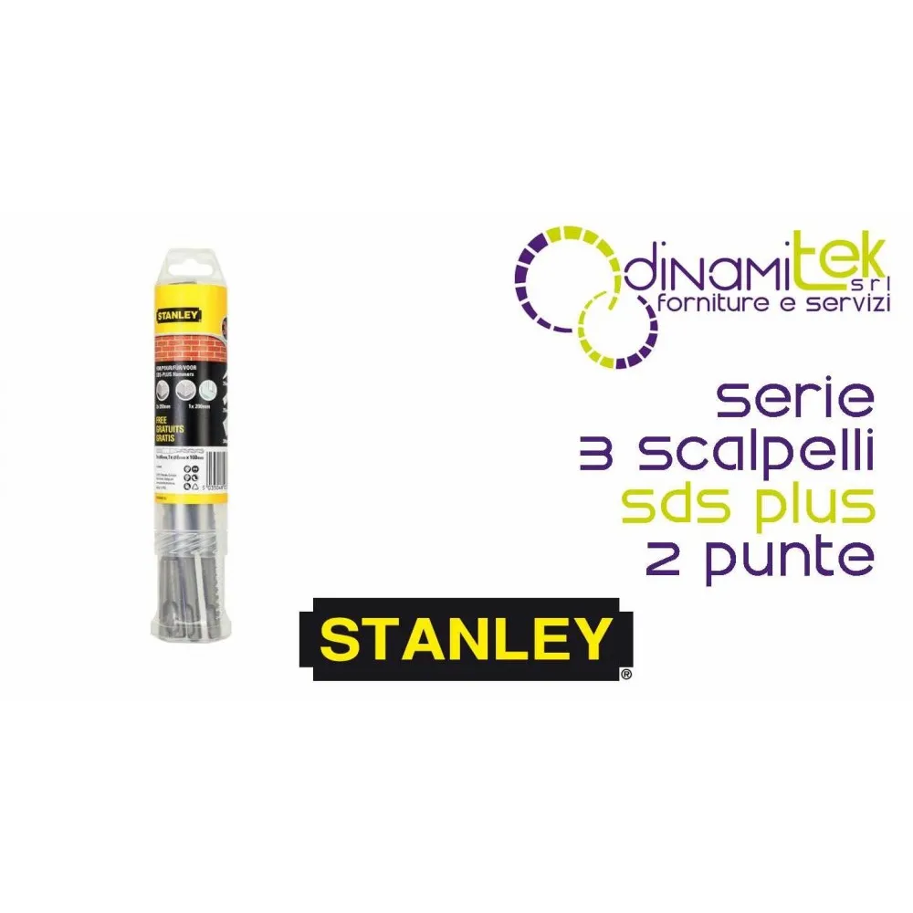 STA54400 SéRIE 3 BURINS SDS PLUS ET LES 2 CONSEILS STANLEY Dinamitek 1