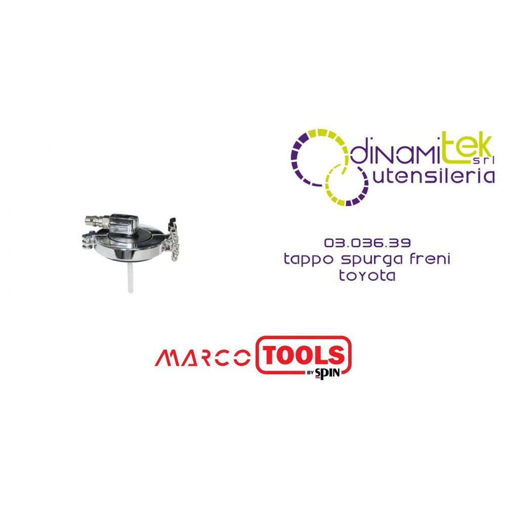 SPIN MARCO TOOLS 03.036.39 TAPPO SPURGA FRENI TOYOTA Dinamitek 1