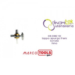 SPIN MARCO TOOLS 03.036.40 TAPPO SPURGA FRENI TOYOTA HINO Dinamitek 1