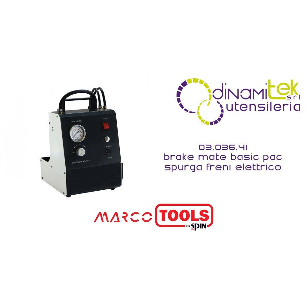 SPIN MARCO TOOLS 03.036.41 BRAKE MATE BASIC PAC SPURGA FRENI ELETTRICO Dinamitek 1
