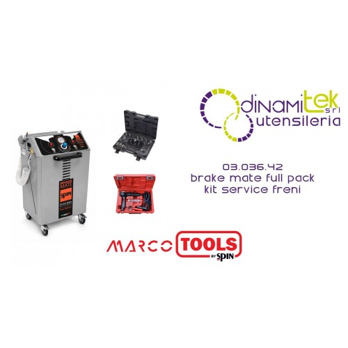 SPIN MARCO TOOLS 03.036.42 BRAKE MATE FULL PACK KIT SERVICE FRENI Dinamitek 1