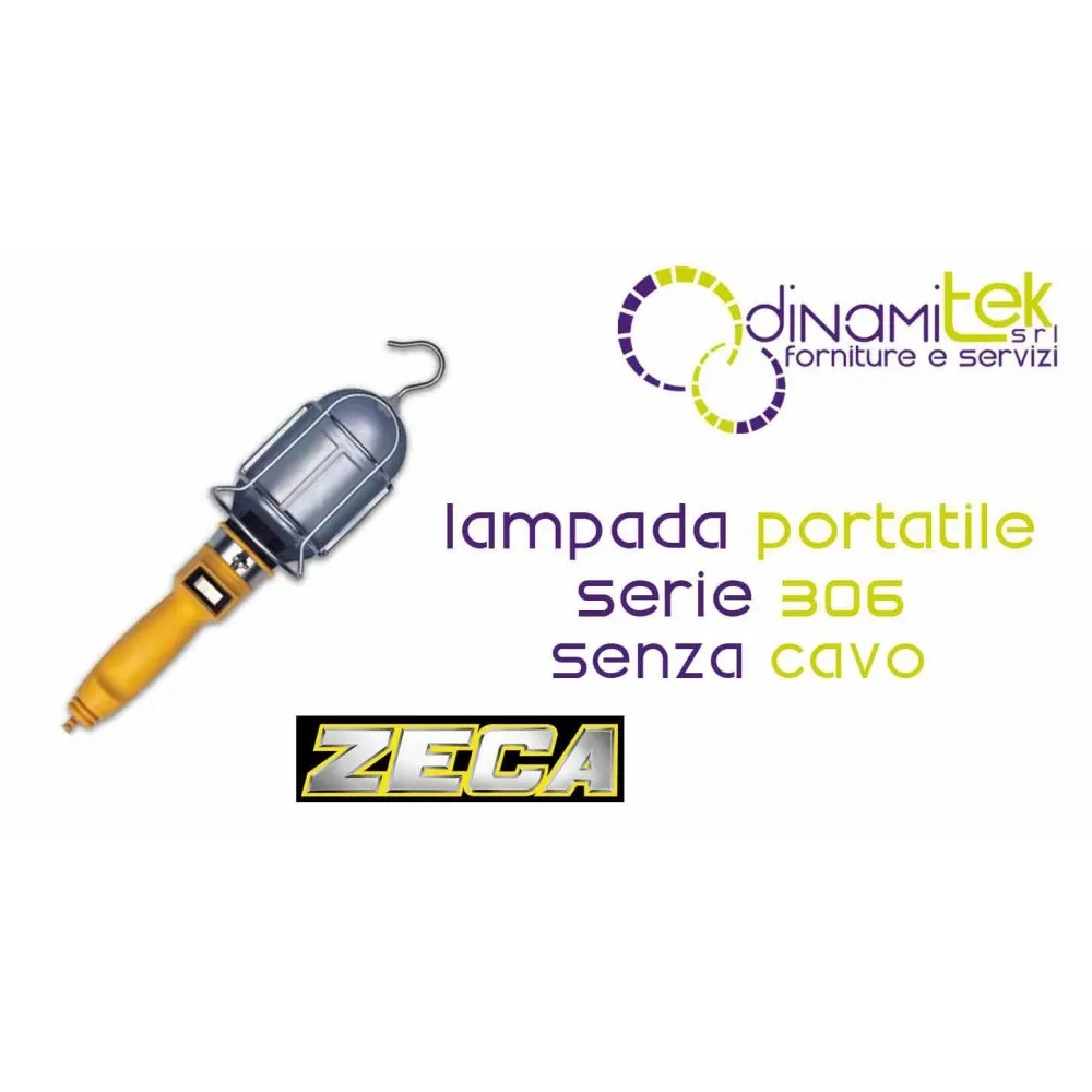 T-306 PORTABLE LAMP WITHOUT CABLE ZECA Dinamitek 1
