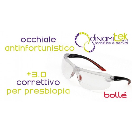 IRIDPSI15 DE LUNETTES POUR LA PRESBYTIE +3.0 BOLLE DE LA SéCURITé Dinamitek 1