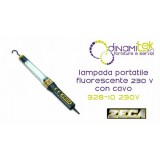 328/10 230V PORTABLE LAMPE FLUORESCENTE 230 V AVEC CâBLE DE 10 MT ZECA Dinamitek 1
