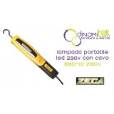 330/10 230V LED LáMPARA PORTáTIL DE 230V CON CABLE DE 10 MT ZECA Dinamitek 1
