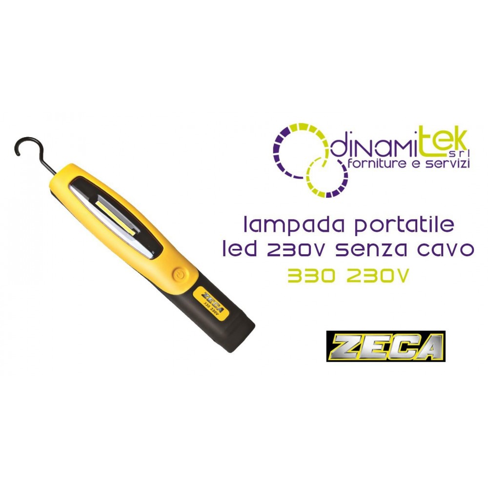 330 230V-LED-TRAGBARE LAMPE 230V OHNE KABEL ZECA Dinamitek 1