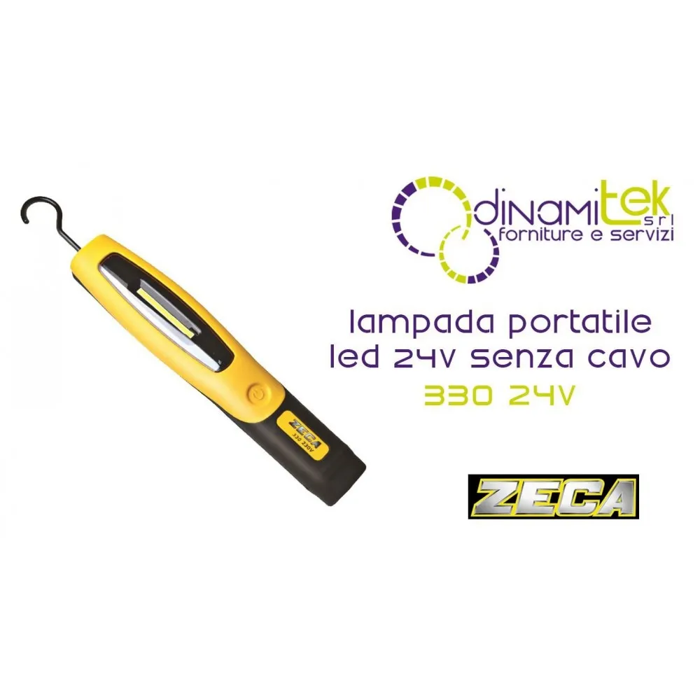 330 24V LED LáMPARA PORTáTIL 24V SIN CABLE ZECA Dinamitek 1