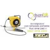 5907/AM8 230V CABLE REEL WITH PORTABLE LAMP FLUORESCENT AM8 230 V ZECA Dinamitek 1