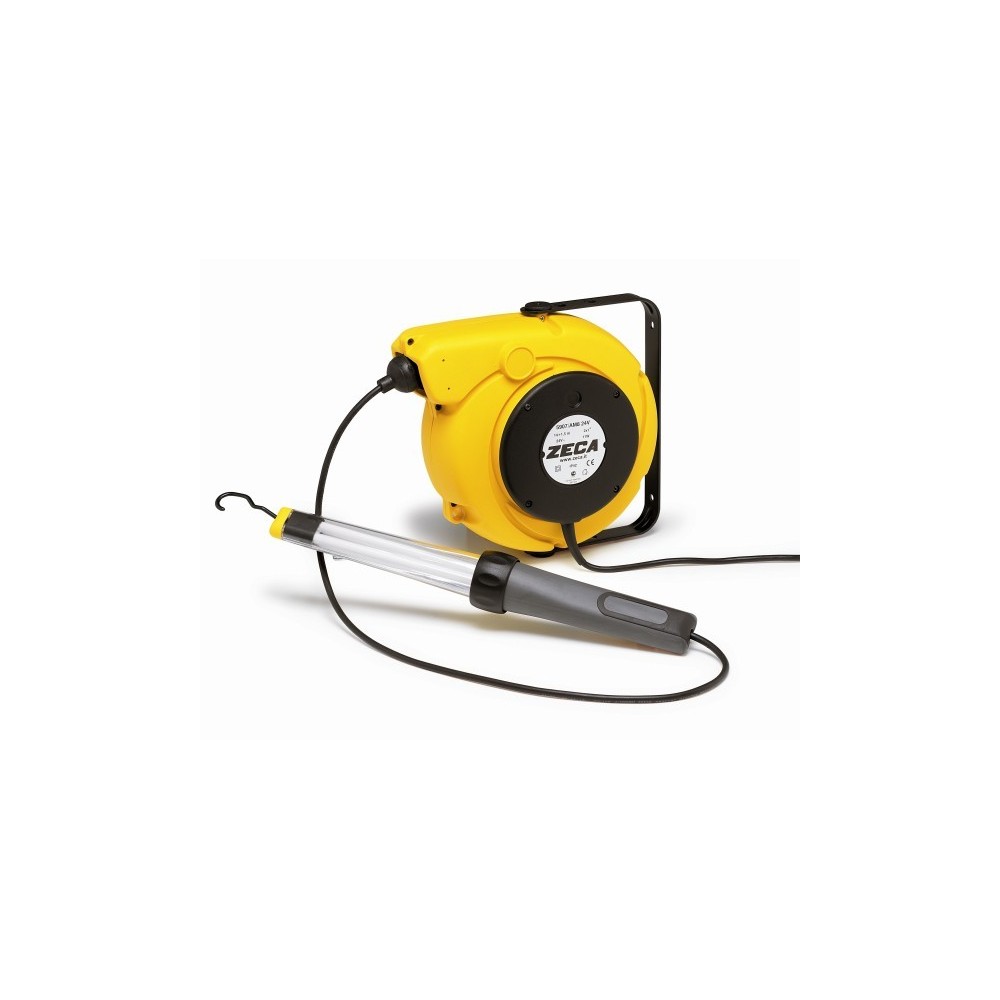 5907/AM8 230V CABLE REEL WITH PORTABLE LAMP FLUORESCENT AM8 230 V ZECA Dinamitek 2