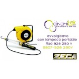 5907/328 230V ENROULEUR DE CâBLE AVEC PORTABLE LAMPE FLUORESCENTE 328 230 V ZECA Dinamitek 1