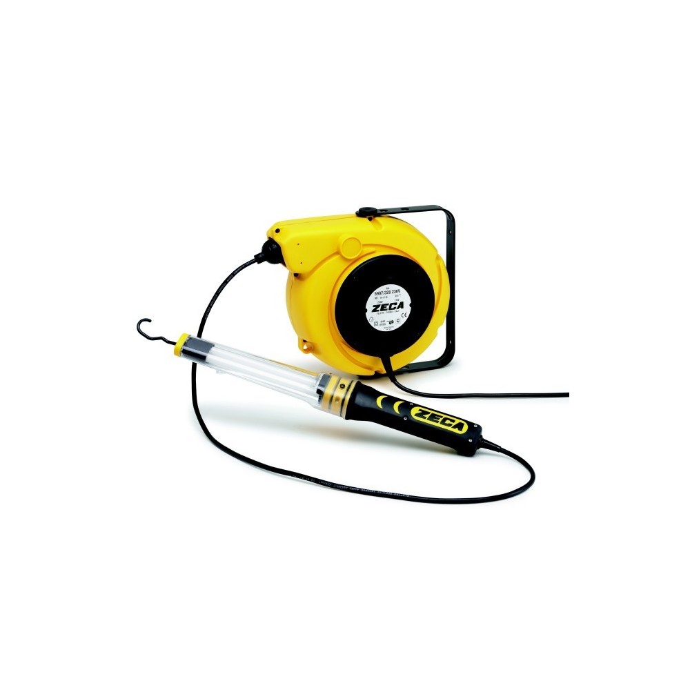 5907/328 24V ENROULEUR DE CâBLE AVEC UNE LAMPE FLUORESCENTE PORTABLE 328 24 V ZECA Dinamitek 2