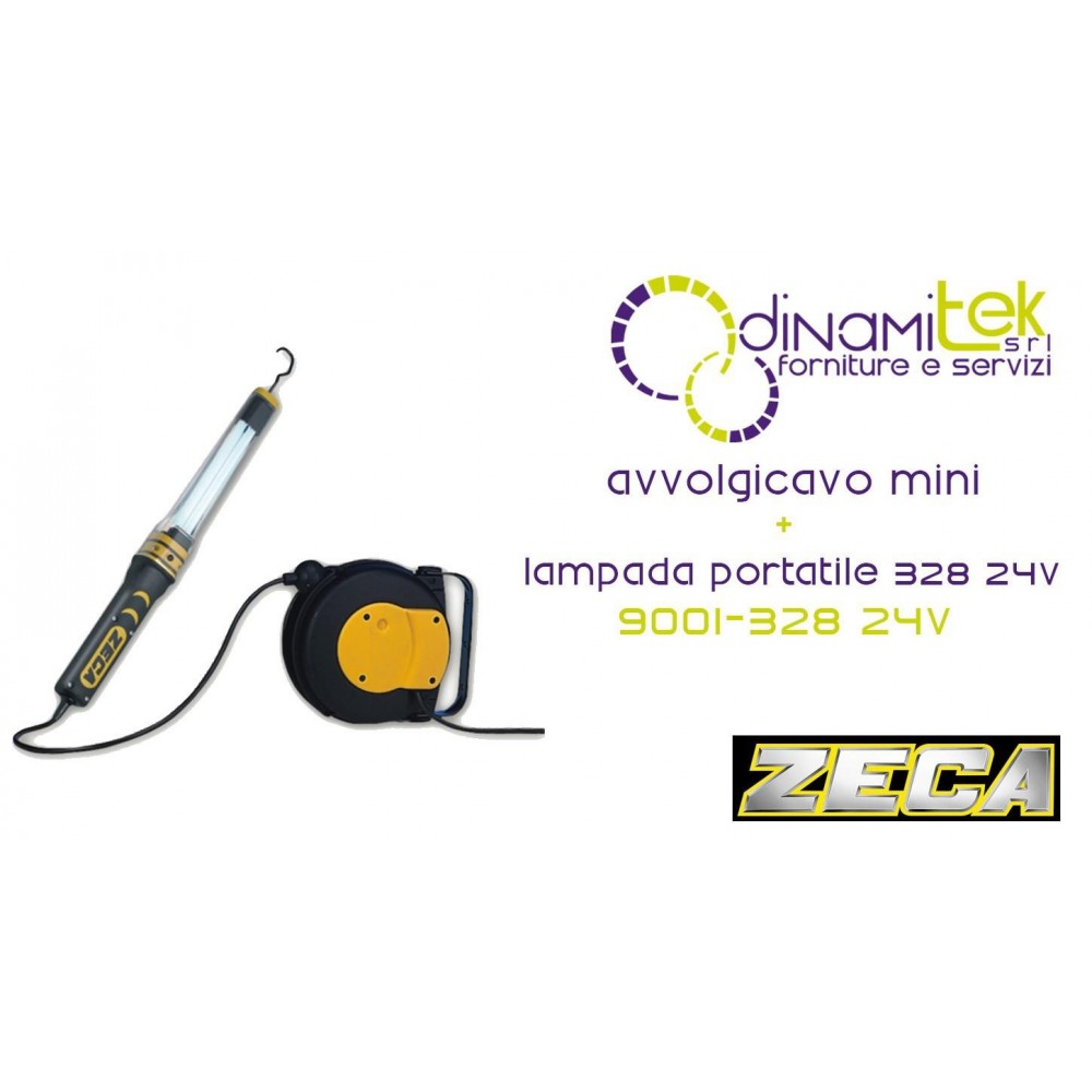 9001/328 24V KABELTROMMEL MINI TRAGBARE LAMPE 328 24V ZECA Dinamitek 1