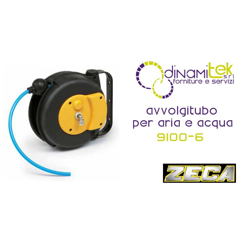 9100/6 CARRETE DE LA MANGUERA PARA EL AIRE Y EL AGUA ZECA Dinamitek 1