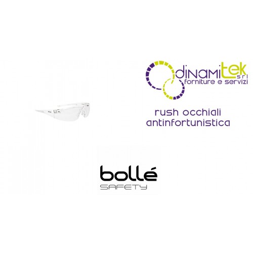 GAFAS DE SEGURIDAD DE DESGASTE RUSH BOLLE' SAFETY Dinamitek 1