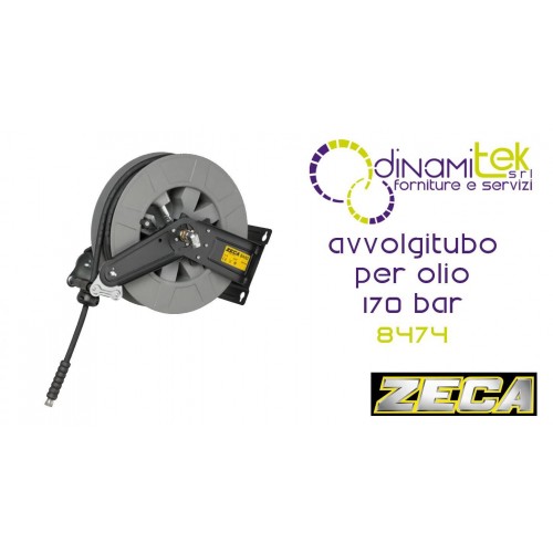 8474 CARRETE DE MANGUERA DE ZECA SERIE 8400 PARA EL ACEITE DE 160 BAR MANGUERA DE 10 M - DIAM INT CANALIZACIóN DE 12,5 MM Dinamitek 1