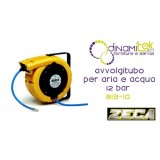 813/10 HOSE REEL SERIES 831 FOR AIR AND WATER 12 BAR ZECA HOSE 9 M - DIAM INT PIPE 10 MM Dinamitek 1