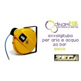 8803 SCHLAUCHAUFROLLER SERIE 8800 FüR LUFT UND WASSER MIT 20 BAR ZECA TUBE 21-M - DIAM INT-ROHR 10 MM Dinamitek 1
