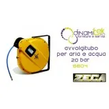 8804 HOSE REEL SERIE 8800 FOR AIR AND WATER 20 BAR ZECA TUBE MT 16 - DIAM INT PIPE 12.5 MM Dinamitek 1