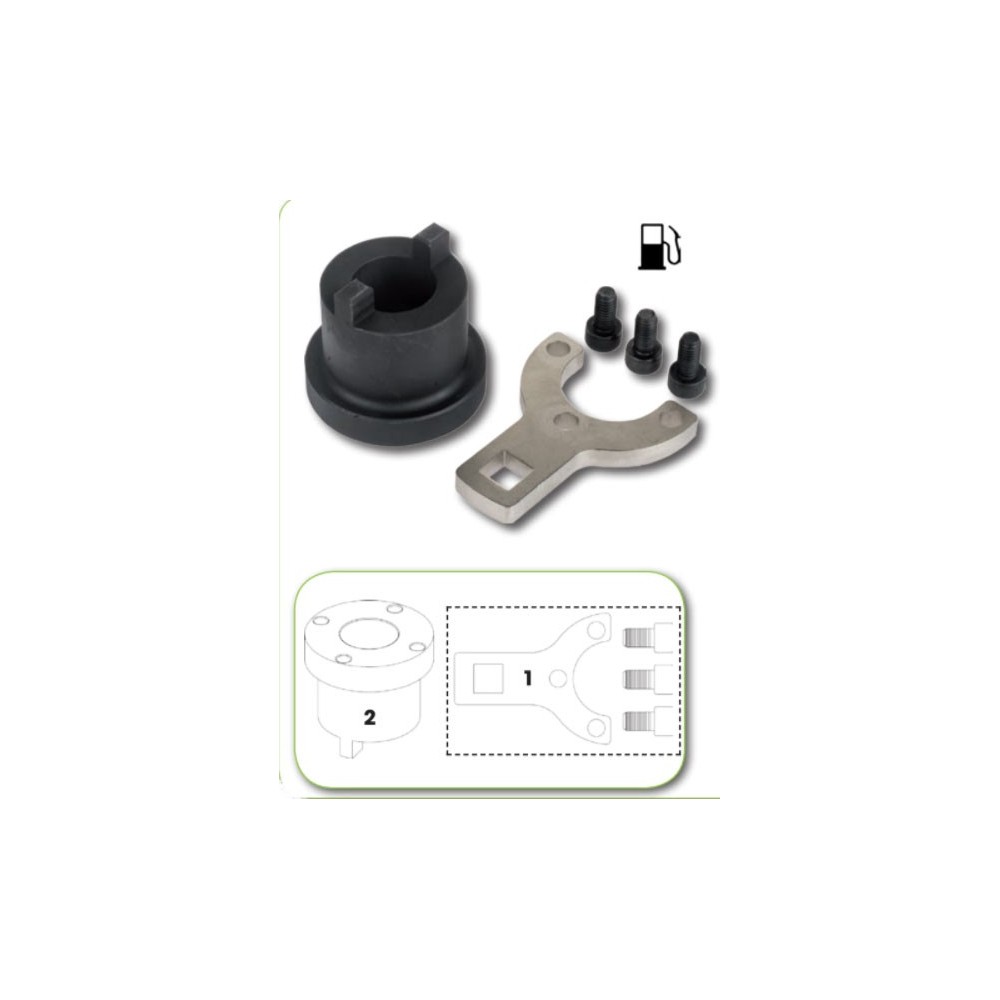DPTOOL Strumento di bloccaggio dell'albero a Gomiti dell'albero a camme Compatibile con Ford 1.0L Ecoboost Ultima Versione del Motore a Benzina dal 2018 Sostituire 303-1661, 303-1643, 303-018