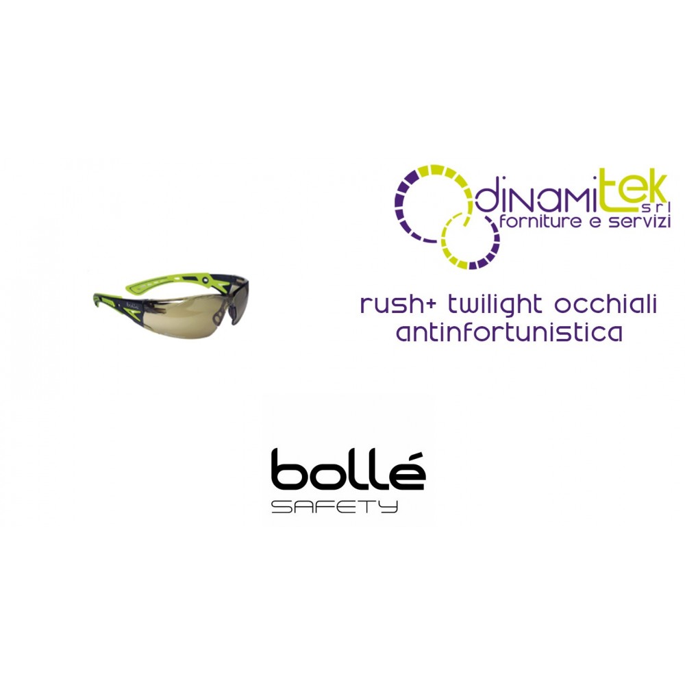 GAFAS DE SEGURIDAD DE DESGASTE RUSH+ TWILIGHT BOLLE' SAFETY Dinamitek 1