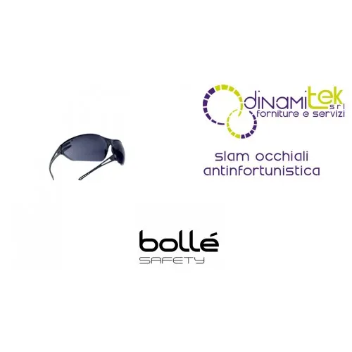 GAFAS DE SEGURIDAD DE DESGASTE SLAM BOLLE' SAFETY Dinamitek 1