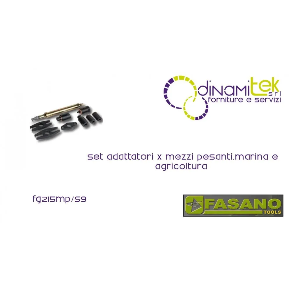 CONJUNTO DE ADAPTADORES X VEHíCULOS PESADOS, LA MARINA Y LA AGRICULTURA FASANO TOOLS Dinamitek 1